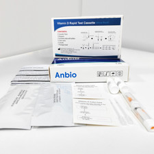 Anbio 2 Dtück Vitamin D Test Kit Selbsttest VD Mangel zu Hause testen Zuhause