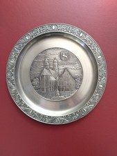 BMF Wandteller Stuttgart aus Zinn