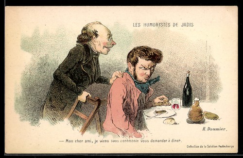 Künstler sign daumier - sign.,
