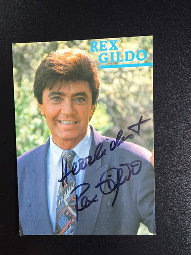 Rex gildo autogrammkarte - rex,