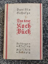 Altes Kochbuch ~ Davidis/Schulze *Das neue Kochbuch für die deutsche Küche* 1935