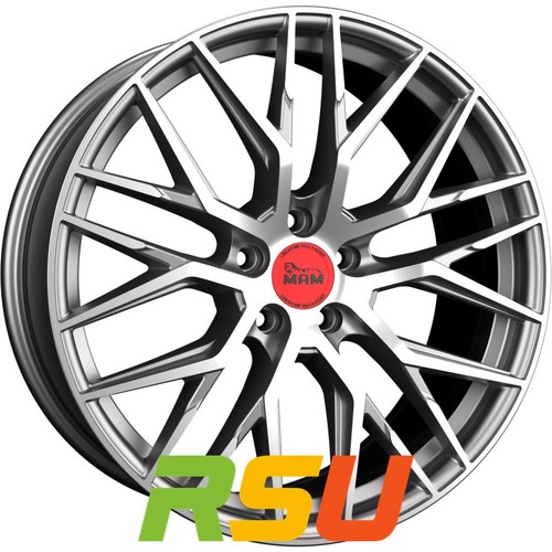 Mam rs4 palladium front polish - palladium,