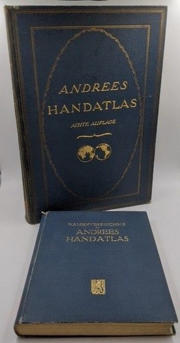 Andrees allgemeiner handatlas - allgemeiner,