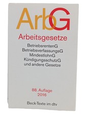 Beck-Texte Arbeitsgesetze