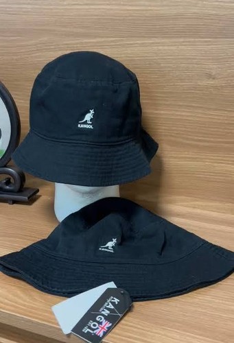 Kangol bucket black hat - bucket, new