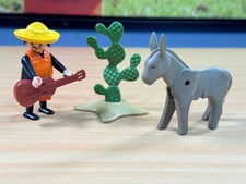 😁 Playmobil Western 3384 Mexikaner Feigenkaktus Esel (1988) Klicky