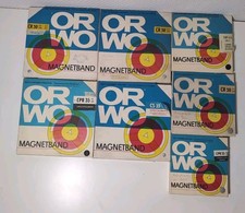 7 x ORWO Magnettonband