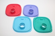Tupperware Deckel 7233 ~ 8,7 cm x 8,7 cm f. Mess & Go 350 ml, kleiner Erfrischer