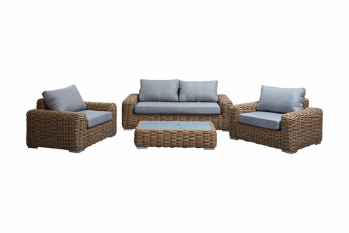 Polyrattan loungeset kubus - polyrattan,