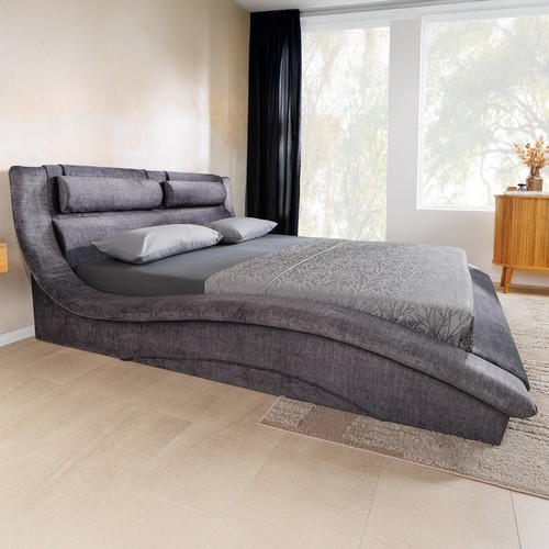 Bett swing 180x200cm grau - bett,