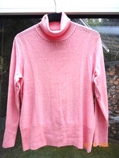 Pullover Damen Rolli in rosa