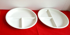 2 Mikrowellenteller Geschirr 3-geteilt 25 cm Durchmesser micro-dur Art.Nr. 2440