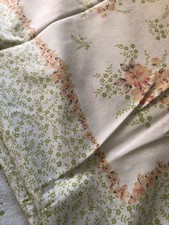 Vintage Bettwäsche, Bettbezüge, Knöpfe, Set, Blumen Pastelltönen, romantisch