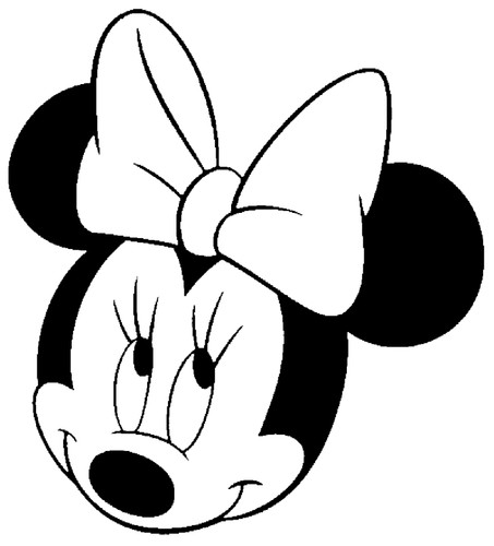 Minnie mouse aufkleber 10cm - aufkleber, x