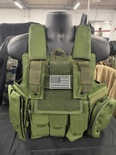 OD Tactical Vest GREEN Plate