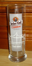 Bierglas Berliner Kindl Jubiläums Pilsener  19 cm DM 6 cm  mit Druck