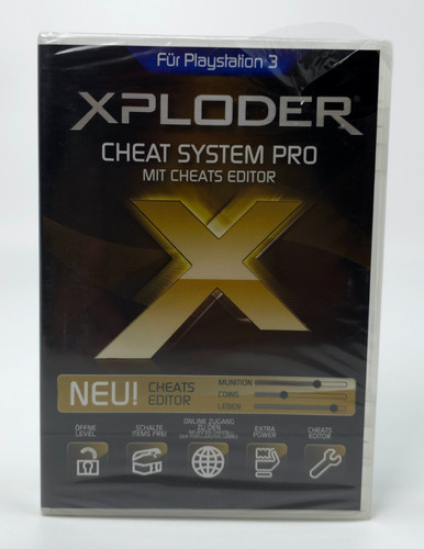 Xploder cheat system pro - pro, ps3