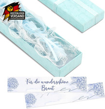 Blaues Strumpfband Hochzeit