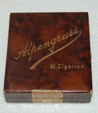 kleine alte Zigarrenkiste