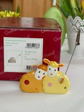 Goebel Ostern Happy Spring Schaf Schafpaar mit Kartenhalter mini Frühling OVP