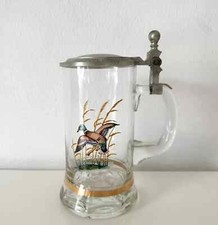 DDR Vintage Glas Bierkrug