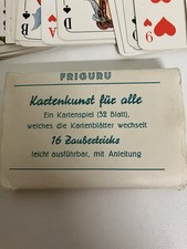 FRIGURU Kartenspiel DDR 32 Blatt Zaubertricks Kinderspiel Kartenkunst