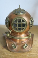 Kleiner älterer Taucherhelm, ca 20 cm hoch , beschädigt