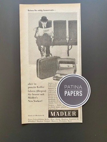 1963 mädler koffer new yorker - mädler,