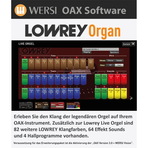 Lowrey klang oax wersi - lowrey,