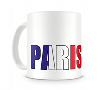 Paris Schriftzug Tasse Kaffeetasse Teetasse Kaffeepott Frankreich France