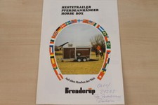 162568) Brenderup Pferdeanhänger Prospekt 10/1986