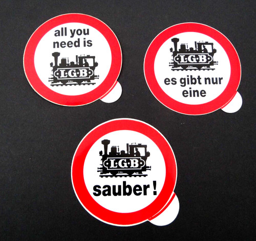 Werbe aufkleber lgb lehmann - werbe-aufkleber,