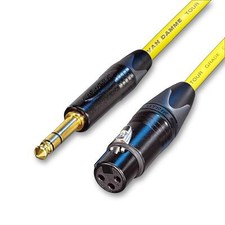 Gold Buchse XLR Auf ¼ Trs Klinkenstecker Kabel. Van Damme Mikrofon Kurz 10m 20m