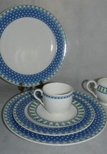 Villeroy und Boch V&B Party Look blau grün Punkte / Teile zur Wahl 