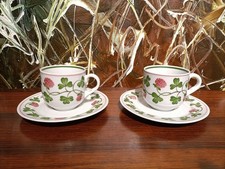 GALLO La Petite Fortune / das kleine Glück -  2 Kaffeetassen mit Untertassen