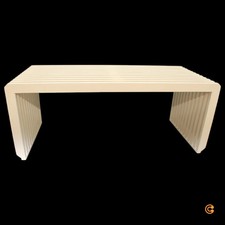 HKliving Slatted Bank Sitzbank Gartenbank Hocker Designerbank SIEHE TEXT/FOTO