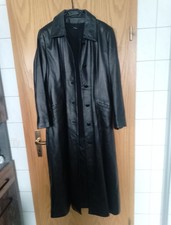Damen ledermantel schwarz - damen,