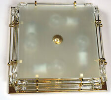 Austrolux Ontario Kolarz Vergoldete Metall Kristallglas  Deckenlampe 4 Flammig