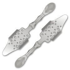 2x Absinth Löffel Bistro -