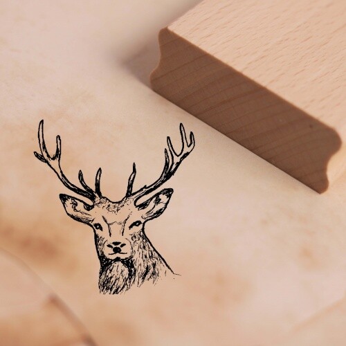 Motivstempel hirschkopf - motivstempel,