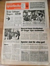 DEUTSCHES SPORTECHO 5. Dezember 1978 Handball-WM Dieter Bokeloh Frank Stein Aue