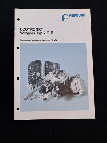 Serviceheft 2ee vergaser - serviceheft, vw