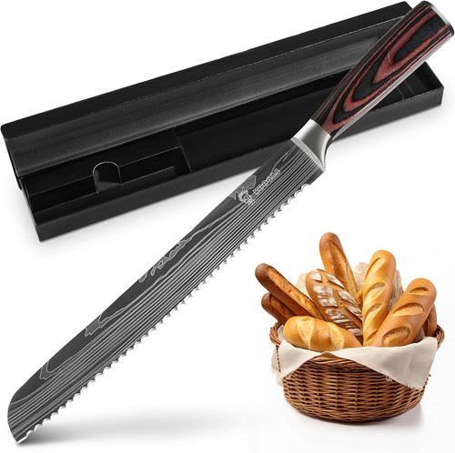 Brotmesser mit wellenschliff - brotmesser,