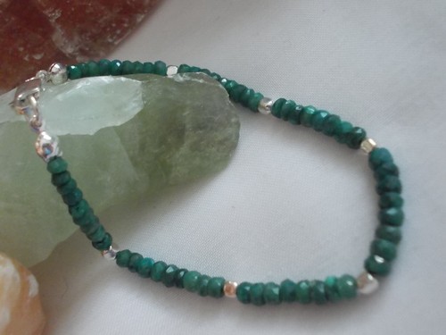 Zierliches smaragd armband - zierliches,