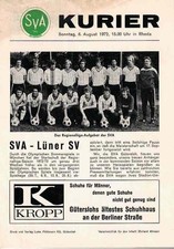 Fussball-Programmheft   72/73   RL    SVA Gütersloh - Lüner SV