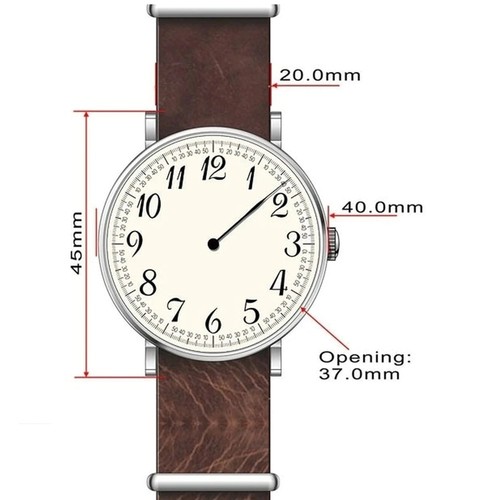 Seakoss herren retro uhr 40mm - seakoss,