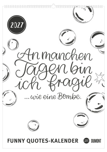 Funny quotes kalender - 2027, |