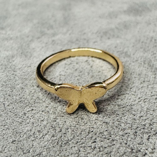 Ring vergoldet schmetterling - ring,