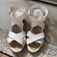 Sandalen Korkabsatz Keilabsatz