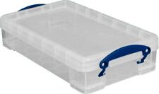 Stapelbare Transportbox aus Recycling PP mit Klappgriffen & Deckel 4 L Volumen